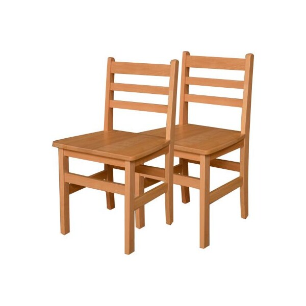 Wood Designs Wood Designs 18" Seat Height Hardwood Chair, Carton of Two - WD81802