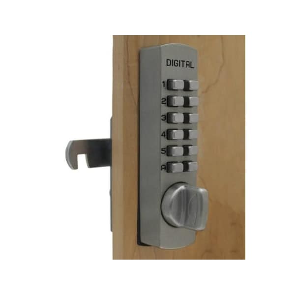 Lockey Mechanical Surface Mount Keyless Digital Combination Cam Cabinet Lock Jet Black - C170-JB