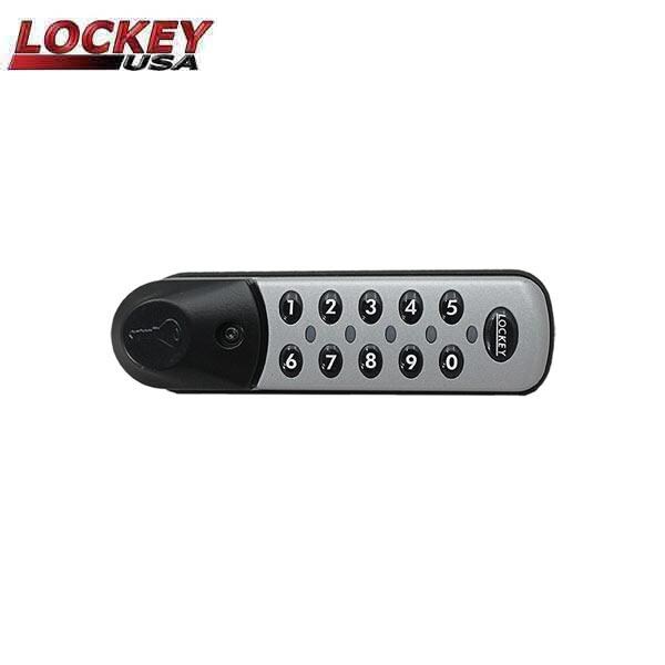 Lockey Lockey: Digital Electronic Cabinet Lock for Wet/Chlorinated Areas - Satin Nickel - Left Handed - LK-EC781-SN-LEFT