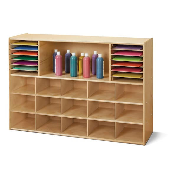 Jonti-Craft Young Time Sectional Cubbie-Tray Storage, without Bins - 7030YT