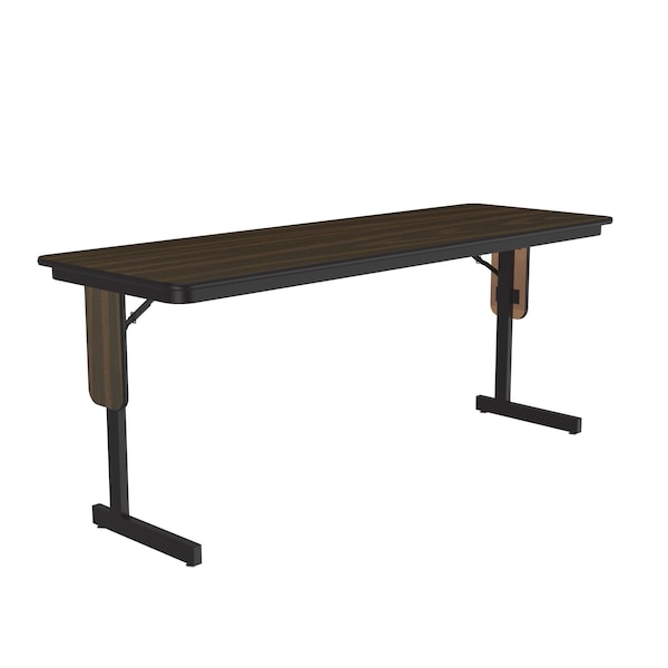 Correll Rectangle Panel Leg Folding Seminar Training Table, 24" W, 72" L, 29" H, High Pressure Laminate Top - SP2472PX-01