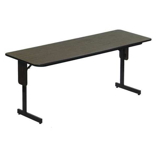Correll Rectangle Panel Leg Folding Seminar Training Table, 24" W, 72" L, 29" H, High Pressure Laminate Top - SP2472PX-01