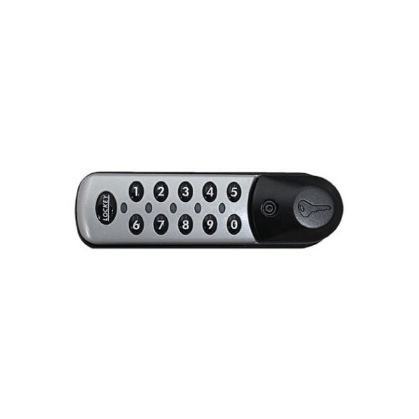 Lockey Digital Electronic Cabinet Lock For Wet/Chlorinated Areas Standard Silver Right - EC781-SR