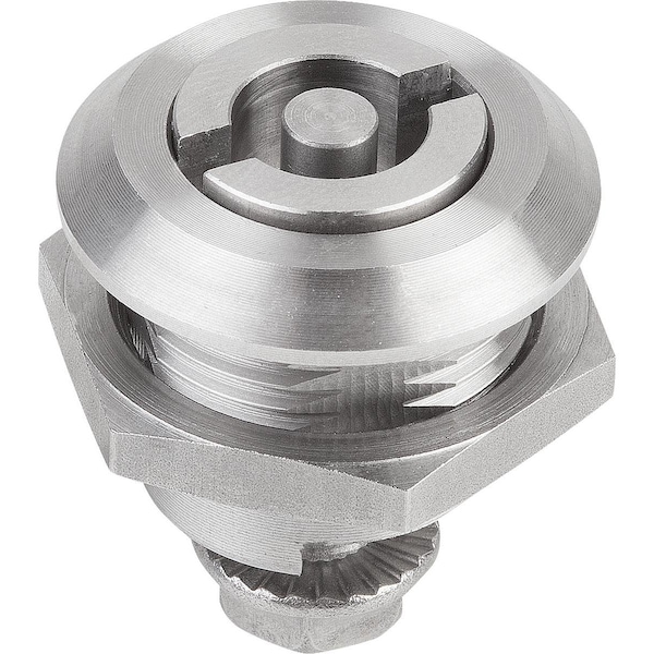 Kipp Quarter-Turn Lock, H=18, Stainless Steel 1.4305, Comp:Stainless Steel - K1106.40186