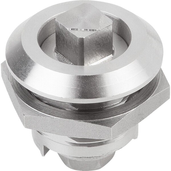 Kipp Quarter-Turn Lock, H=18, Stainless Steel 1.4305, Comp:Stainless Steel - K1106.18186