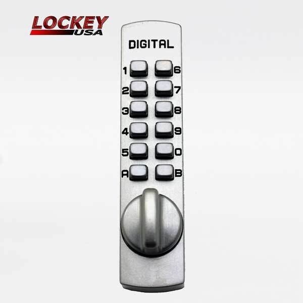 Lockey C-170 Surface Mount Cam Cabinet Lock - Satin Nickel finish. - LK-C170-SN