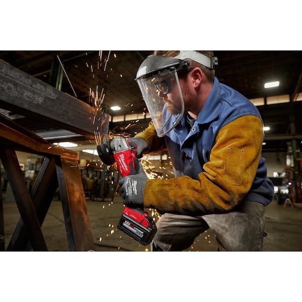 Milwaukee Tool M18 FUEL 4-1/2 in. / 5 in. Braking Grinder with ONE-KEY with Lock-On Slide Switch (Tool Only) - 2883-20