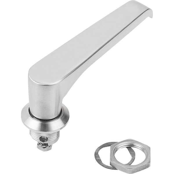 Kipp Quarter-Turn Lock, H=18, Stainless Steel 1.4401 - K1359.118
