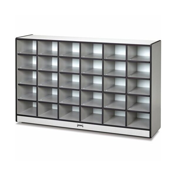 Jonti-Craft CUBBIE, 30 TRAY, NO BINS, BK - JNT0430JCWW180