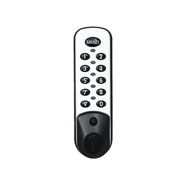 Lockey Digital Electronic Cabinet Lock For Wet/Chlorinated Areas Standard White Vertical - EC781-WV