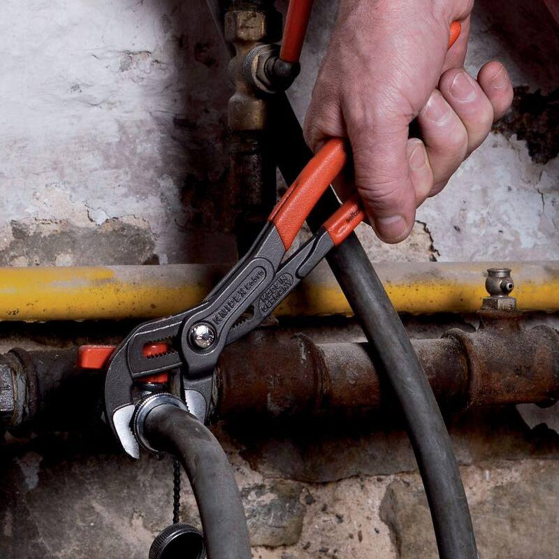 Pinzas Cobra extra grandes de 22 pulgadas de acero templado pesado KNIPEX con dientes de 61 HRC - 87 01 560 US