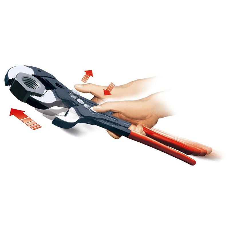 Pinzas Cobra extra grandes de 22 pulgadas de acero templado pesado KNIPEX con dientes de 61 HRC - 87 01 560 US