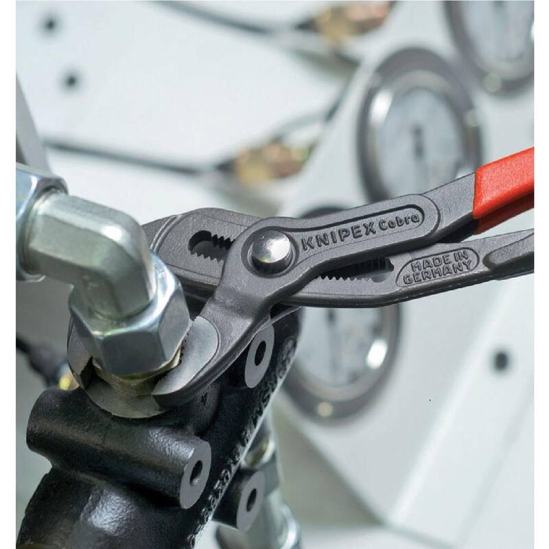 Pinzas Cobra extra grandes de 22 pulgadas de acero templado pesado KNIPEX con dientes de 61 HRC - 87 01 560 US
