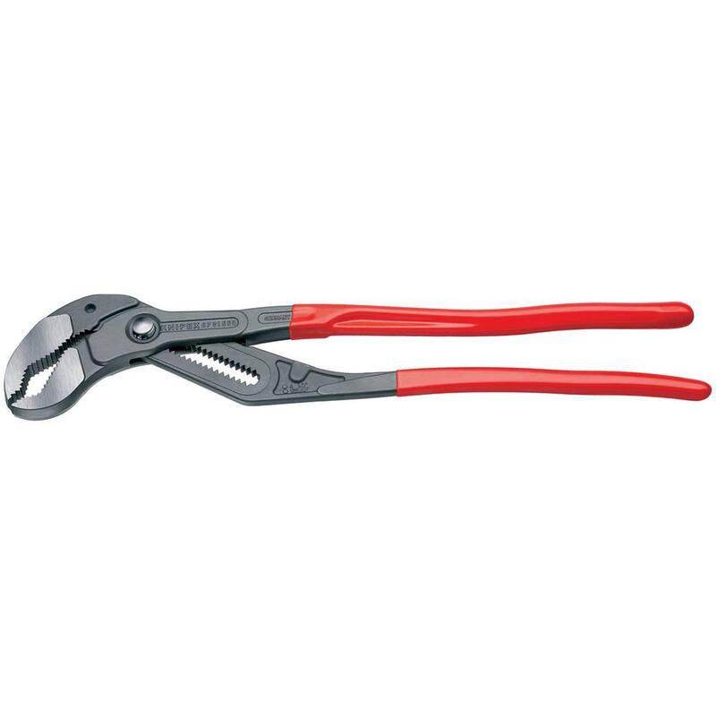 Pinzas Cobra extra grandes de 22 pulgadas de acero templado pesado KNIPEX con dientes de 61 HRC - 87 01 560 US