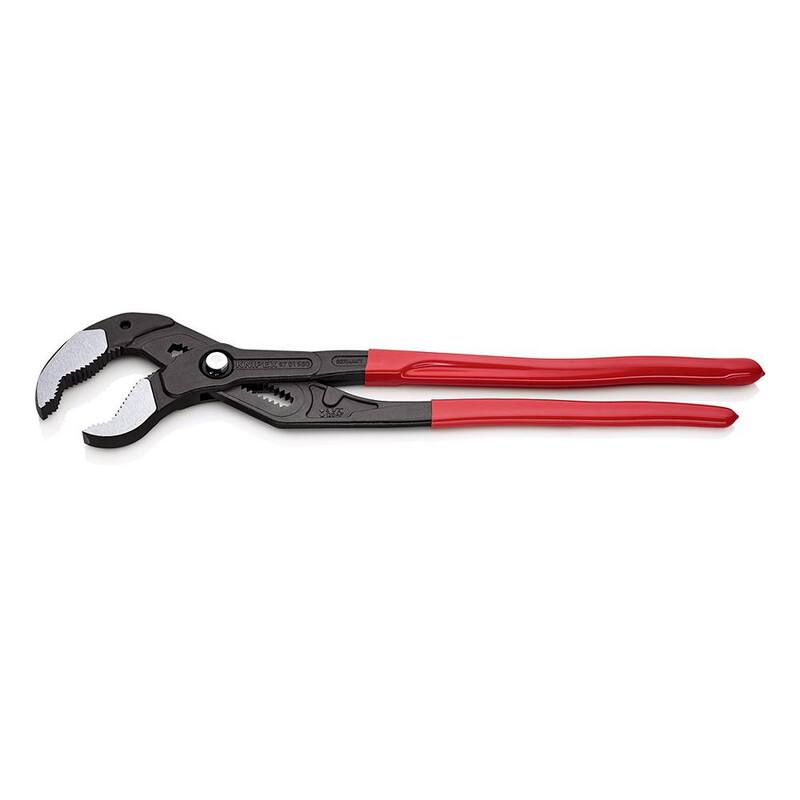 Pinzas Cobra extra grandes de 22 pulgadas de acero templado pesado KNIPEX con dientes de 61 HRC - 87 01 560 US