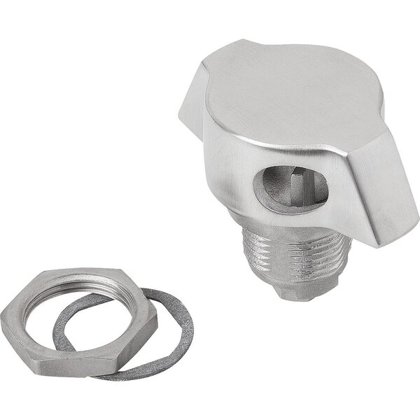 Kipp Quarter-Turn Lock, H=18, Stainless Steel 1.4401 - K1358.18
