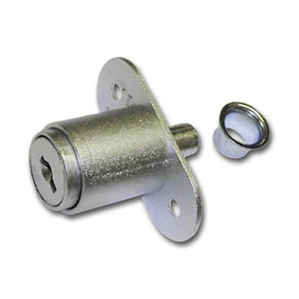 Tool Time Key 642 Disc Tumbler Plunger Lock - Dull Chrome - TO2585391