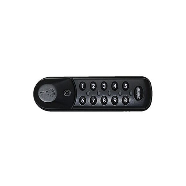 Lockey Digital Electronic Cabinet Lock For Wet/Chlorinated Areas Standard Black Left - EC781-BL