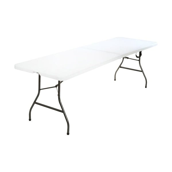 Cosco Home And Office Products Table, Folding, 30inWx96inDx29-1/4inH, White - CSC14778WSL1X