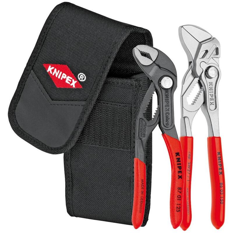 Pinzas mini KNIPEX en estuche para cinturón (2 piezas) - 00 20 72 V01