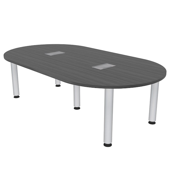 Skutchi Designs 45.25 in W, 84 in L, 29 in H, Engineered Wood Top, Grey - H-RAC-4684-PT-AN-EL