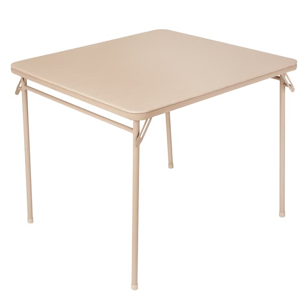 Bridgeport Folding Table, 34" Square, Vinyl Top, Antique Color - C696BP14ANT1E