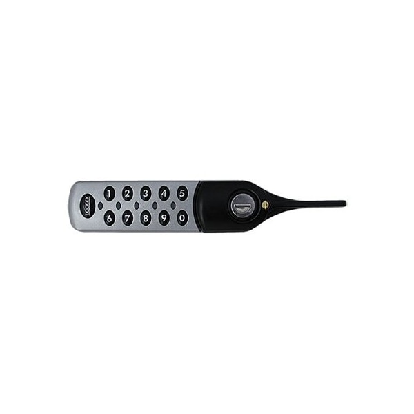 Lockey Digital Electronic Cabinet Lock W/ ADA Lever Handle Standard Silver Left - EC782-SL