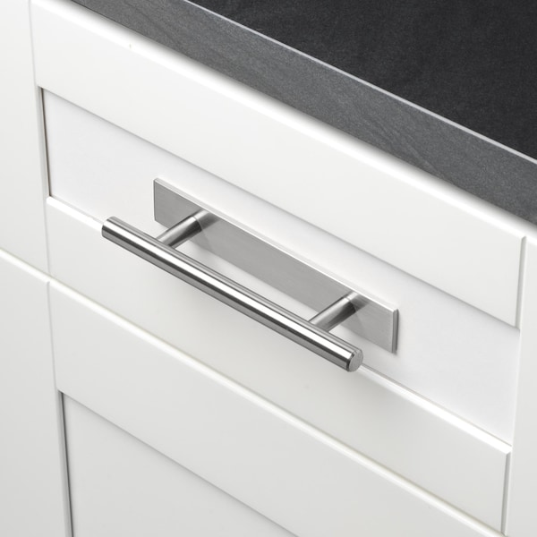 Gliderite Hardware 6 in. Satin Nickel Squared Back Plate 3-3/4 in. Center to Center - 6342-96-SN - 6342-96-SN-1