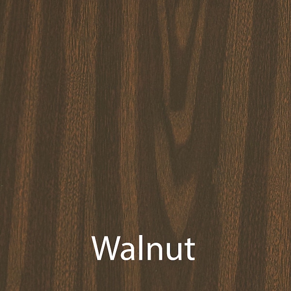 Correll Rectangle Commerical Folding Utility Table, 24" W, 48" L, 29" H, High Pressure Laminate Top, Walnut - CF2448PX-01