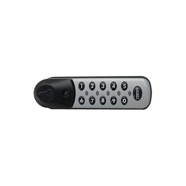 Lockey Digital Electronic Cabinet Lock For Wet/Chlorinated Areas Standard Silver Left - EC781-SL