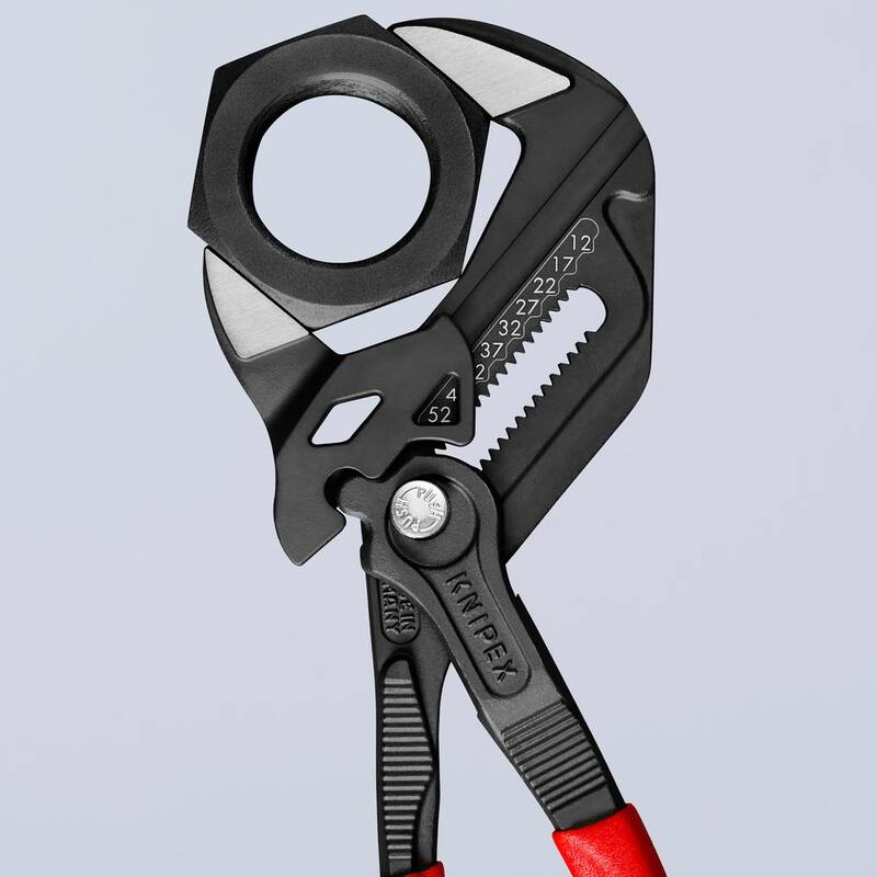 Llave ajustable de 10 pulgadas de la marca KNIPEX en color negro - 86 01 250
