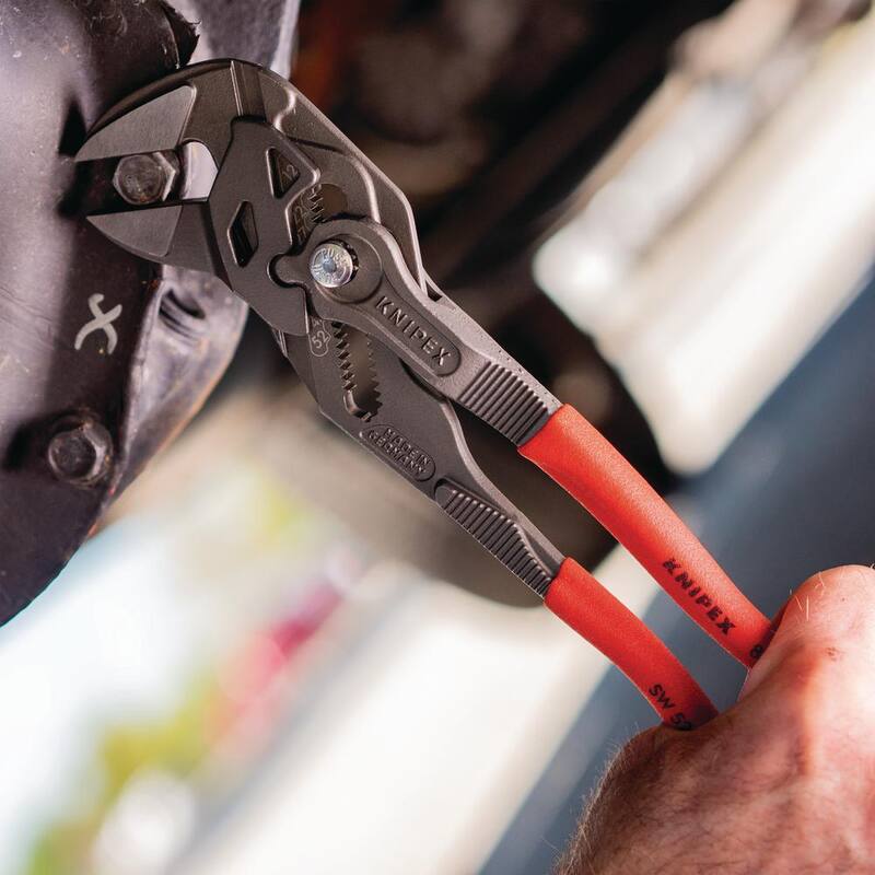 Llave ajustable de 10 pulgadas de la marca KNIPEX en color negro - 86 01 250