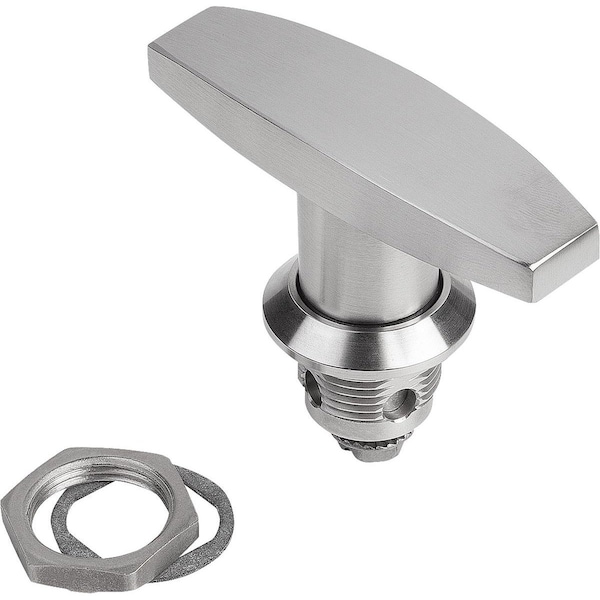 Kipp Quarter-Turn Lock, H=18, D=32, Stainless Steel 1.4401 - K1356.1186