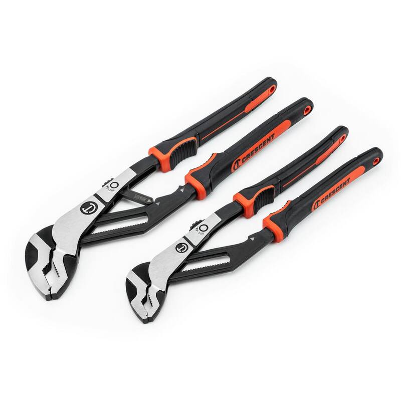 Juego de pinzas de lengua y ranura Auto-Bite Crescent Z2 con mango de material dual (2 piezas) - RTABCGSET2