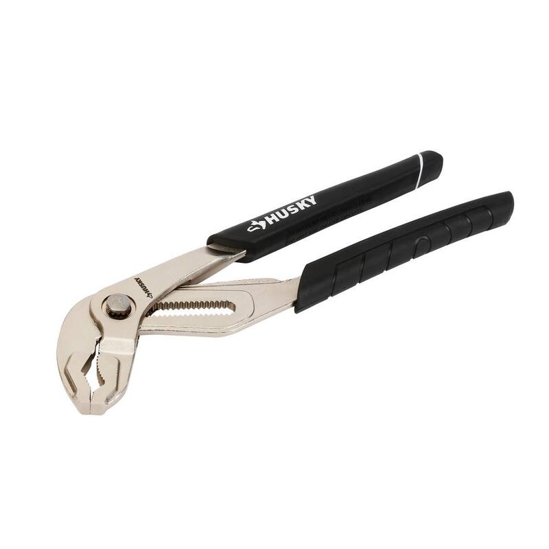 Pinzas de ranura de 10 pulgadas Husky con articulación de ajuste rápido y mandíbula curva - 90925
