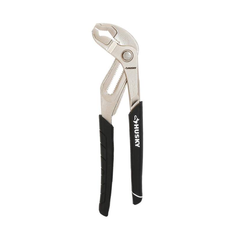 Pinzas de ranura de 10 pulgadas Husky con articulación de ajuste rápido y mandíbula curva - 90925