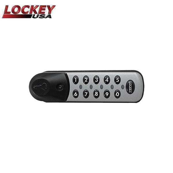 Lockey Lockey: Digital Electronic Cabinet Lock for Wet/Chlorinated Areas - Satin Nickel - Right Handed - LK-EC781-SN-RIGHT