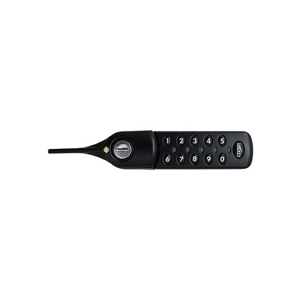Lockey Digital Electronic Cabinet Lock W/ ADA Lever Handle Standard Black Right - EC782-BR