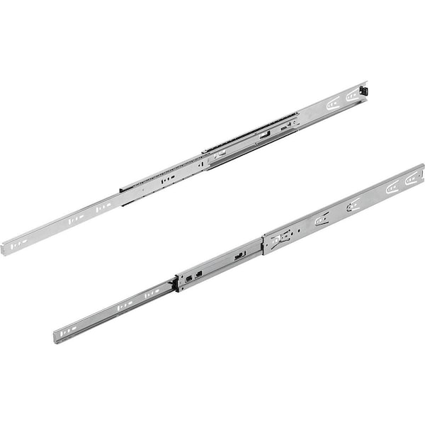 Kipp Telescopic Rail L=400 12, 7X46, Full Extension S=400, Fp=45, Steel Galvanized And Passivated, Side - K1577.0400