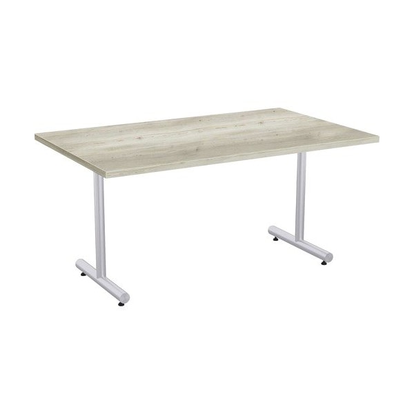 Special-T Table, Metallic Sand Base, 30inWx60inLx29inH, Aged Driftwood - SCTKING3060SAD