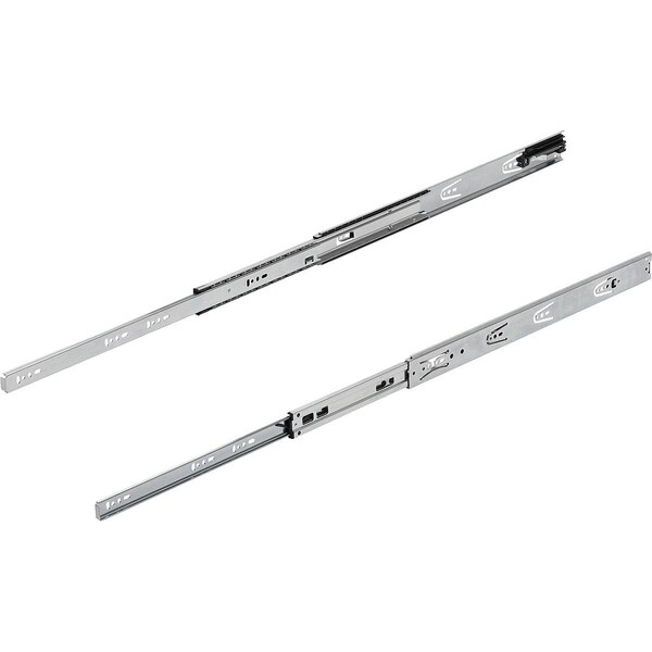 Kipp Telescopic Rail L=350 12, 7X46, Full Extension S=350, Fp=40, Steel Zinc-Plated, Side Mount, 1 Pr - K1575.0350