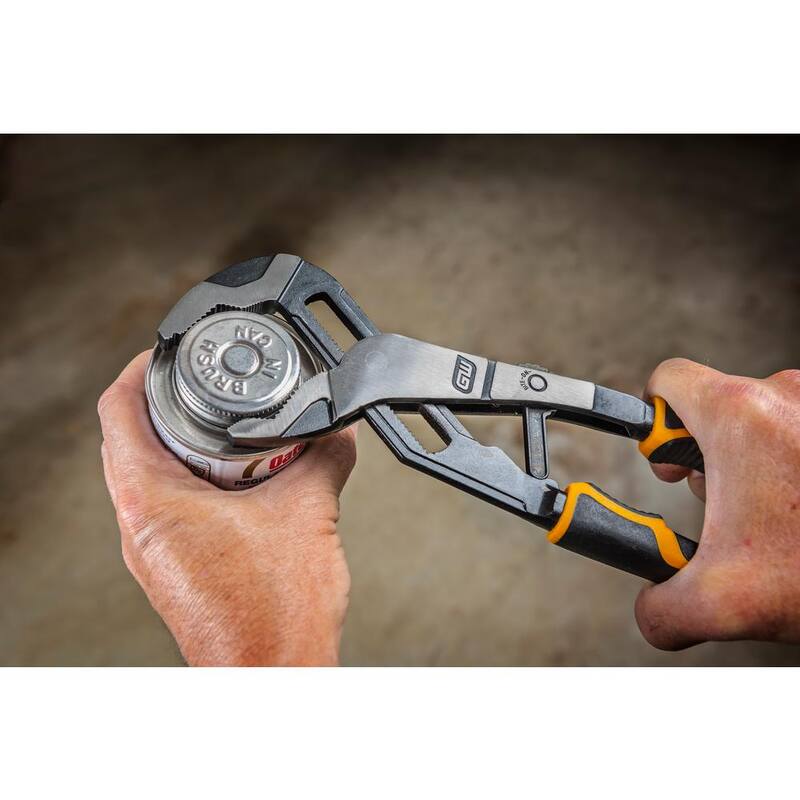 Dado automático para bocas 10 pulgadas con empuñaduras de materiales duales y ajuste rápido de mandíbulas - 82592C