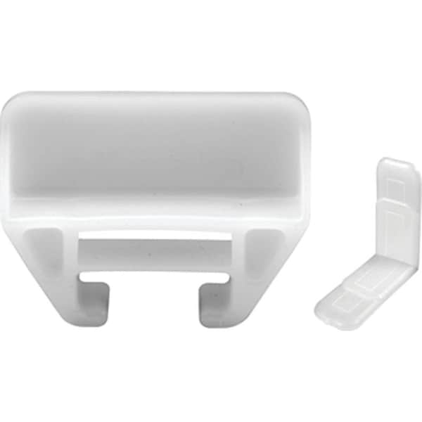 Prime-Line Drawer Track Guides and Glides, Plastic/Polyethylene, White - R 7221