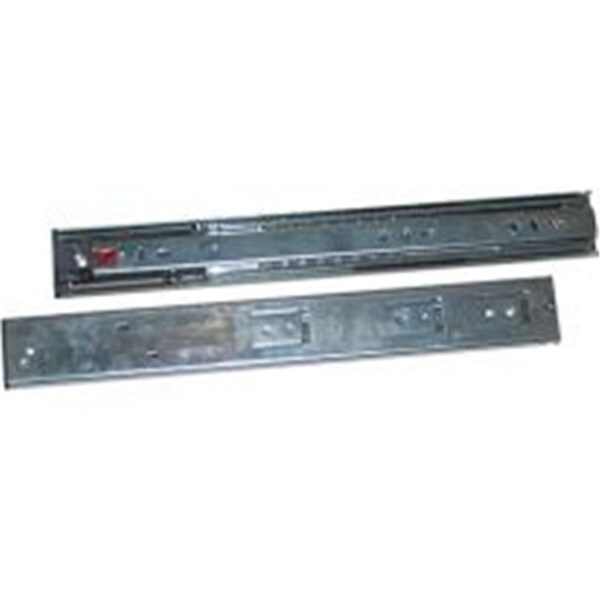 Fulterer 16 in & 200 lbs Full Extension 1 in. Over Travel Soft Close Zinc Slide - FU136802