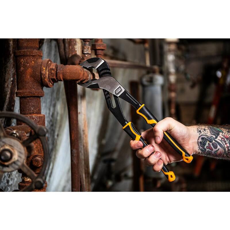 Llave ajustable de lengüeta y ranura Pitbull K9 V-Jaw de 16 pulgadas con mango sumergido - 82167