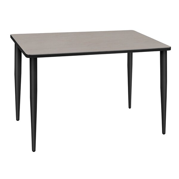 Regency Kahlo Training Tables, 48 W, 24 L, 29 H, Wood, Metal Top, Maple - MTPL4824PLBK