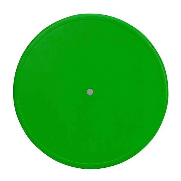 Flash Furniture Round Activity Table, 33 W, 33 L, 23.75 H, Plastic, Steel, Green - YU-YCX-007-2-ROUND-TBL-GREEN-GG