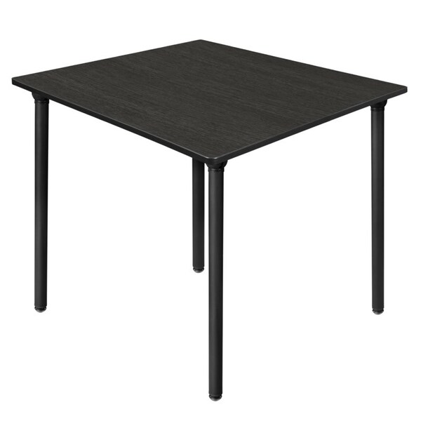 Regency Kee Folding Tables, 48 W, 48 L, 29 H, Wood, Metal Top, Ash Grey - TBF4848AGBK