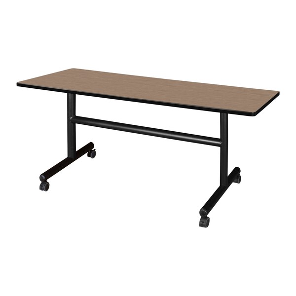 Regency Kobe Flip-Top Training Nesting Table, 60 in W, 30 in L, Noble Oak - MKFT6030NO