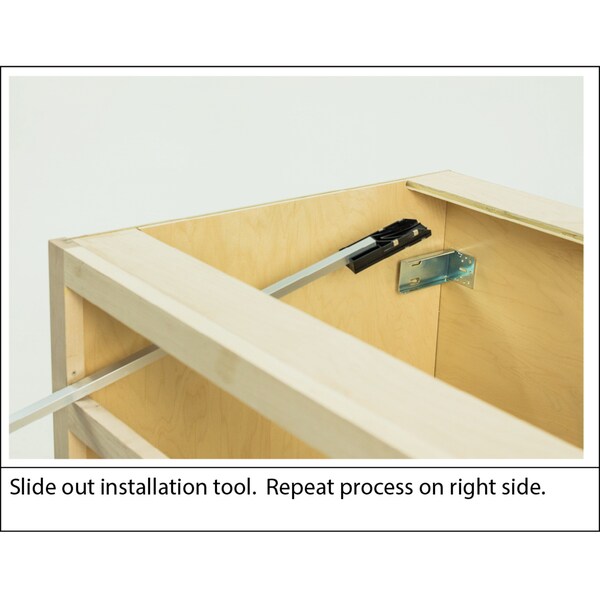 Hardware Resources Slide Rear Bracket Installation Tool For Metal Undermount and Ball Bearing Slide Rear Brackets - HR-TOOL-RBINST